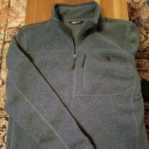 North Face Half-zip sweater, size M, blue